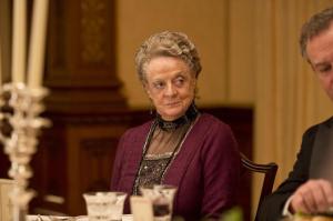 Displeased Maggie Smith